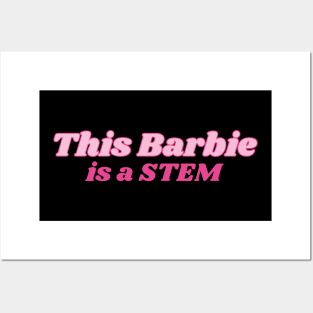 STEM Barbie Posters and Art